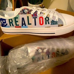Fun REALTOR sneakers! (Never Worn)